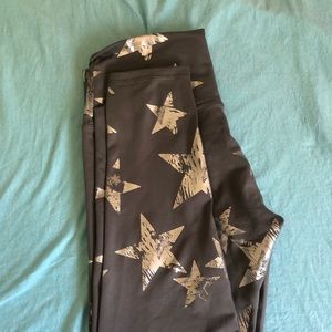 Aerie Move High Waisted Star Print leggings